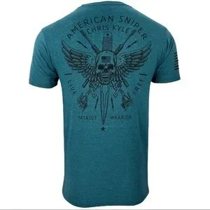 Howitzer Style Men's T-Shirt – Warrior Blue Military Grunt MFG Tee | Premium Fit, Ultra Soft, Supports Veterans